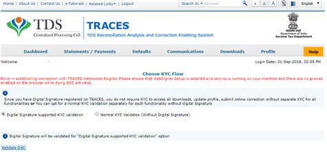 please insert smart card error dsc|How to resolve Error in establishing connection with TRACES .